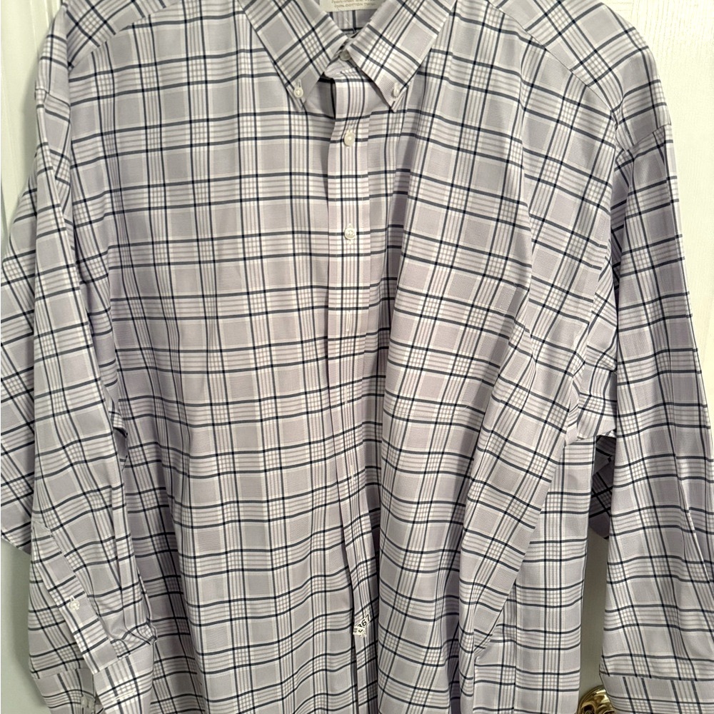 Men's Blue Plaid Shirt